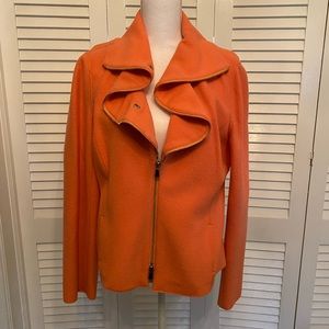 PerSe size 12 Wool Jacket with zipper. Never worn